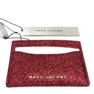 Marc Jacobs glitter card holder